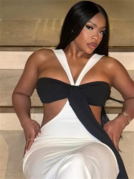 midnight gala maxi dress